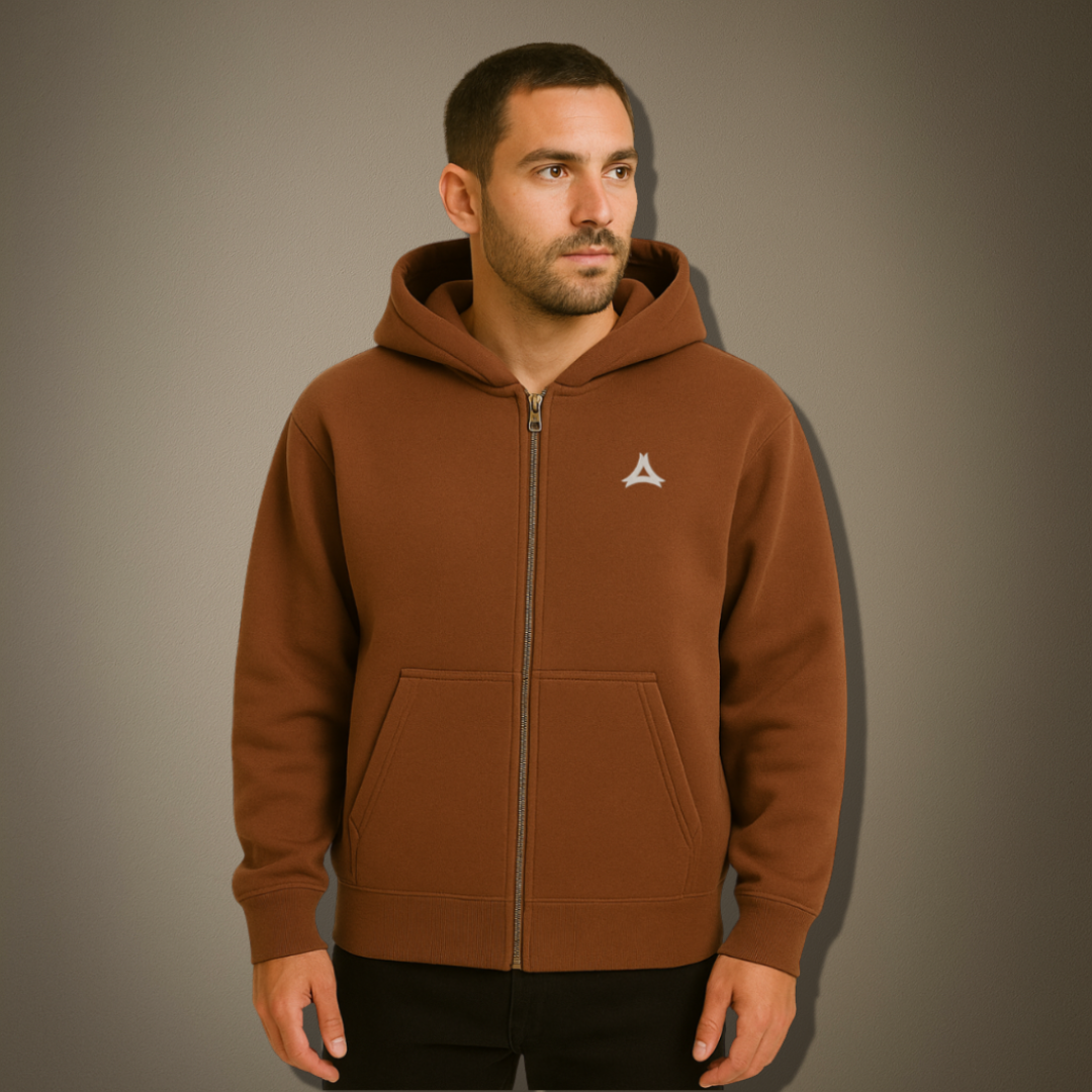 Sweat à capuche ZIPPÉ HOMME
