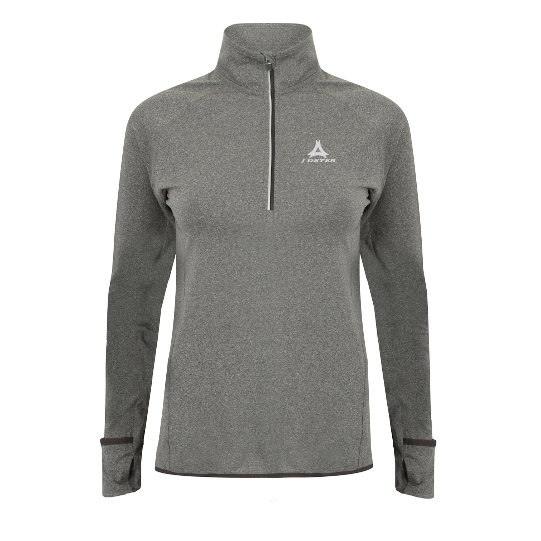 Haut à Manches LONGUES 1/4 ZIP FEMME