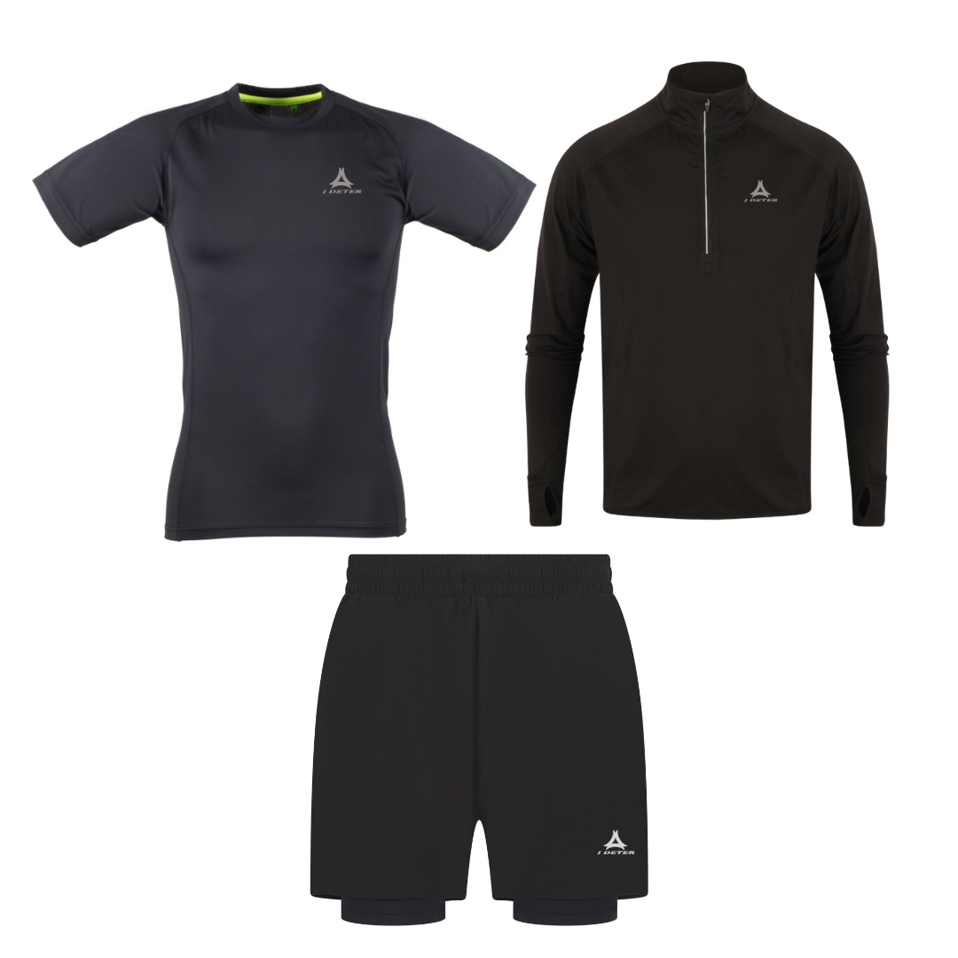 Pack sport homme (SAC, SHORT, HAUT TECHNIQUE ET T-SHIRT)