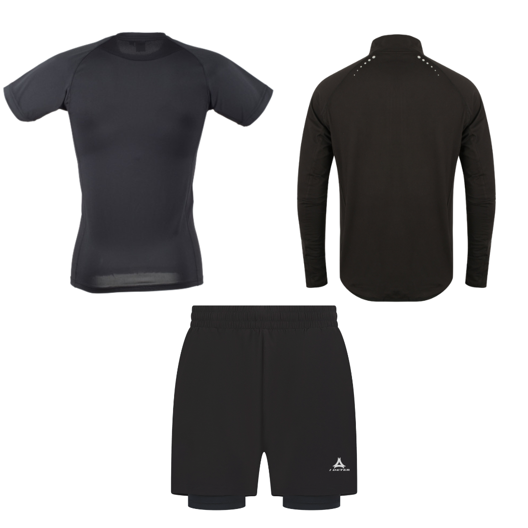 Pack sport homme (SAC, SHORT, HAUT TECHNIQUE ET T-SHIRT)