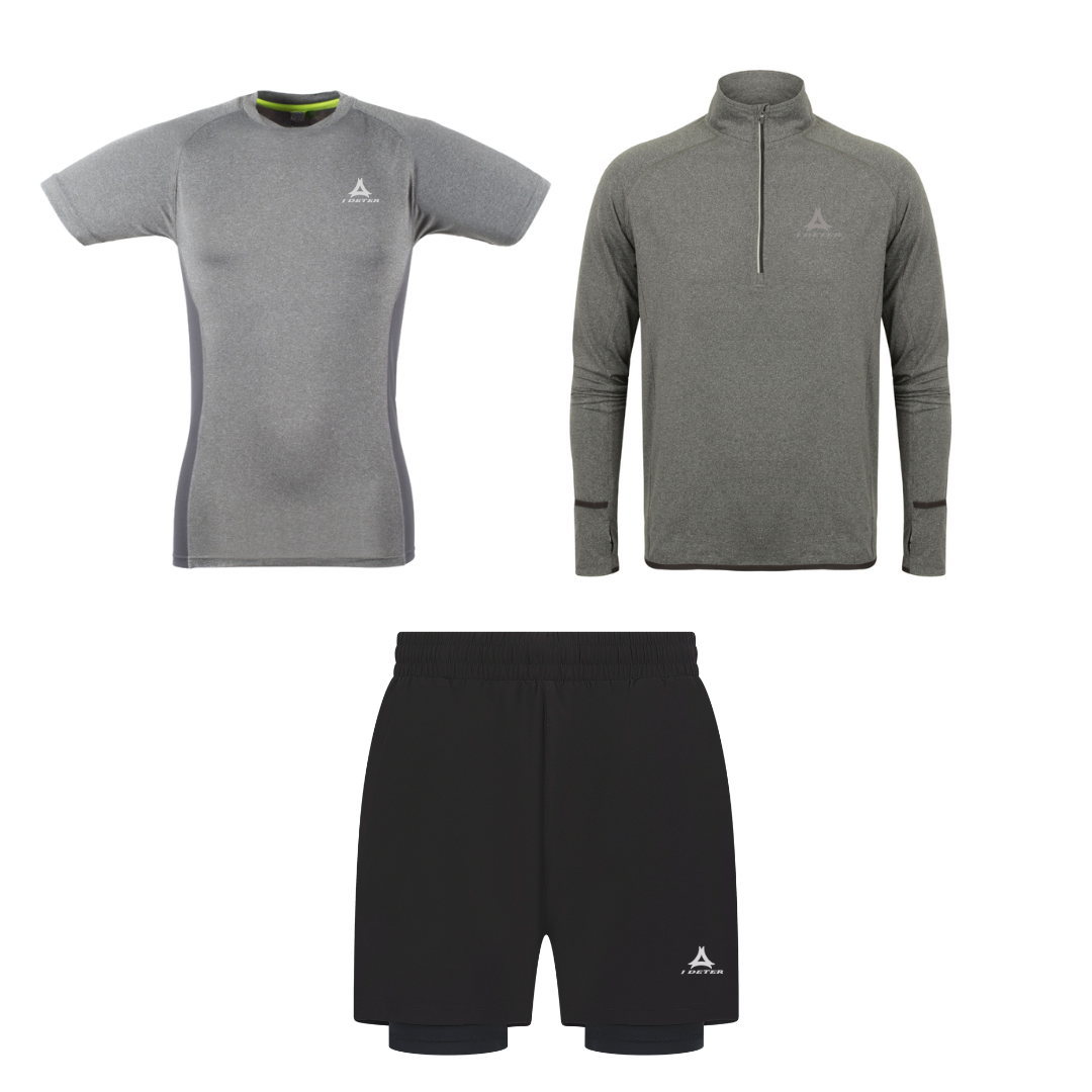 Pack sport homme (SAC, SHORT, HAUT TECHNIQUE ET T-SHIRT)
