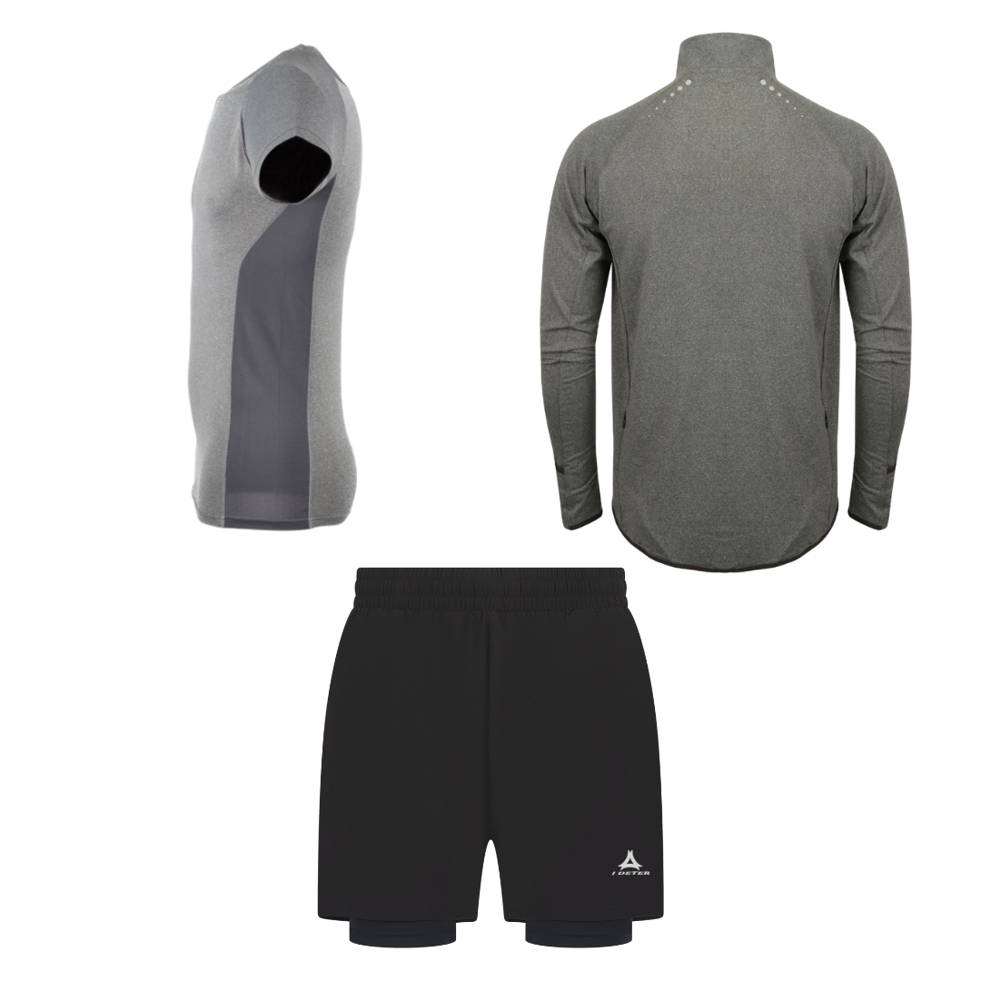 Pack sport homme (SAC, SHORT, HAUT TECHNIQUE ET T-SHIRT)