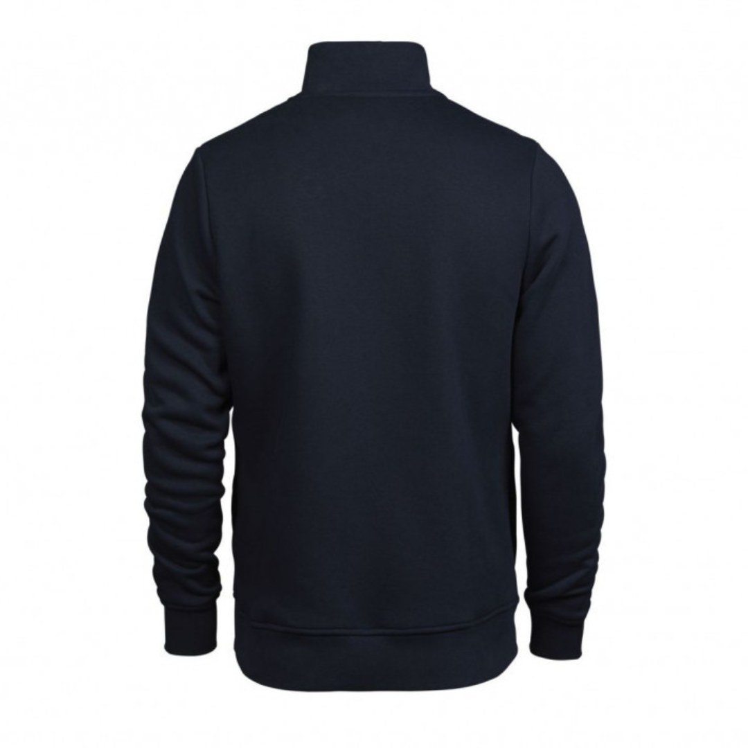 Sweat col zippé lourd