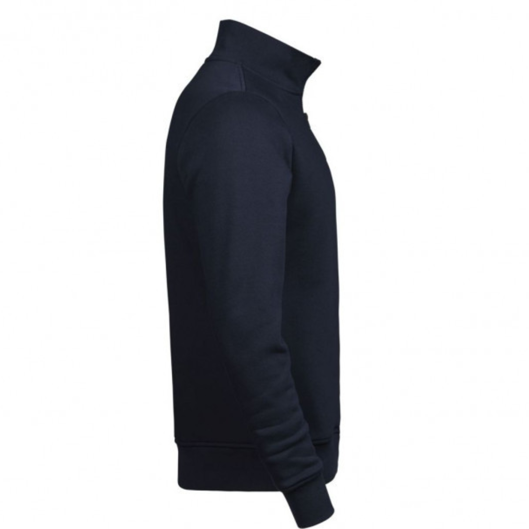 Sweat col zippé lourd