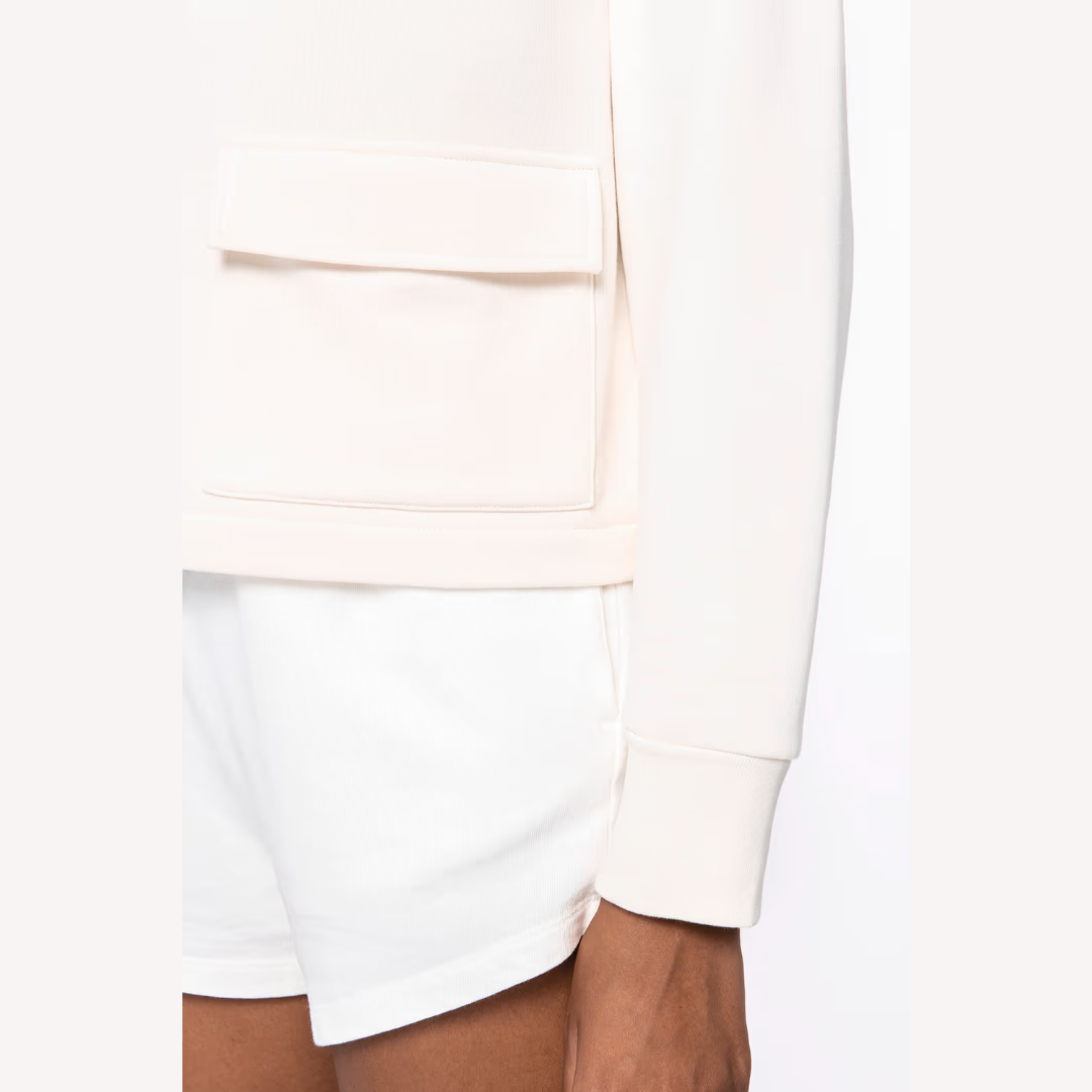 Sweat écoresponsable zippé femme