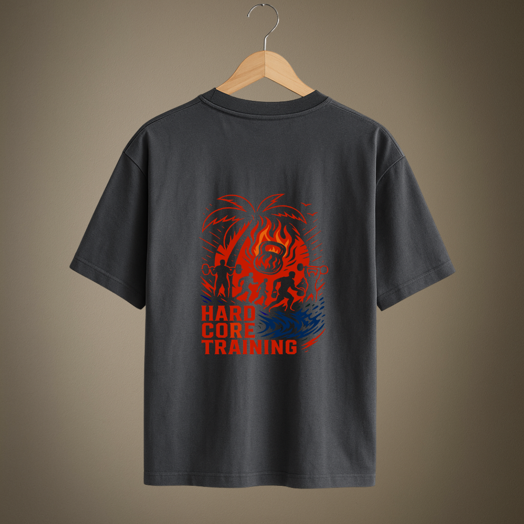 T-shirt Oversize HARD TRAINING FABRIQUÉ EN ITALIE