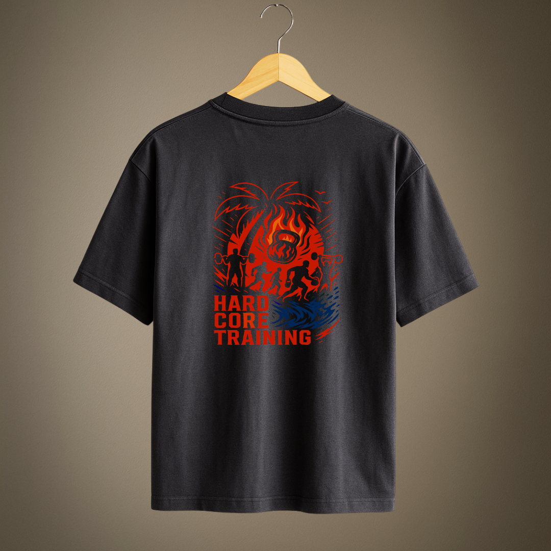 T-shirt Oversize HARD TRAINING FABRIQUÉ EN ITALIE