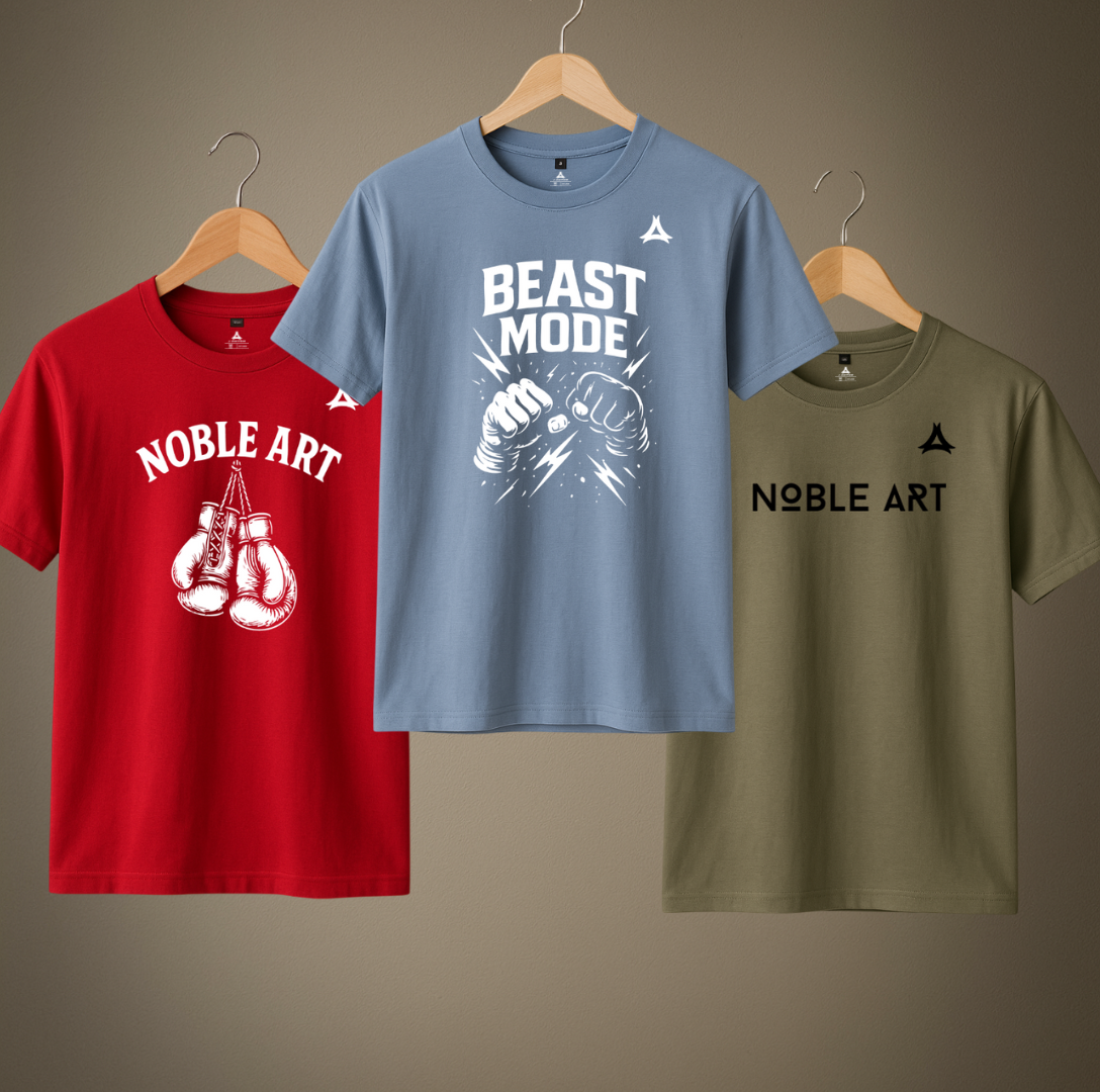 PACK 3 T-shirts NOBLE ART