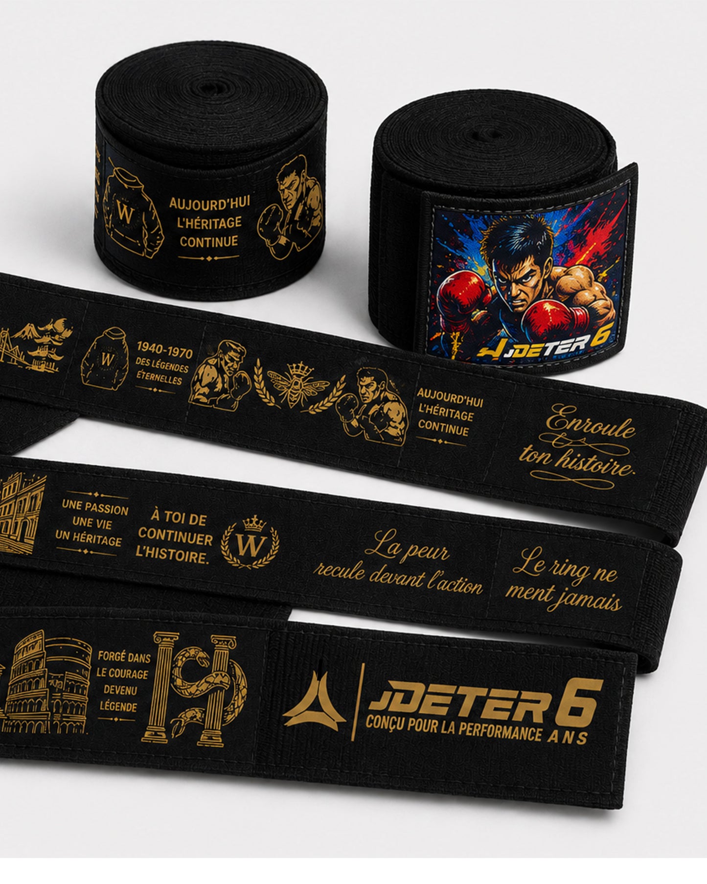 Bandages de Boxe Personnalisés Édition spéciale 6 ans