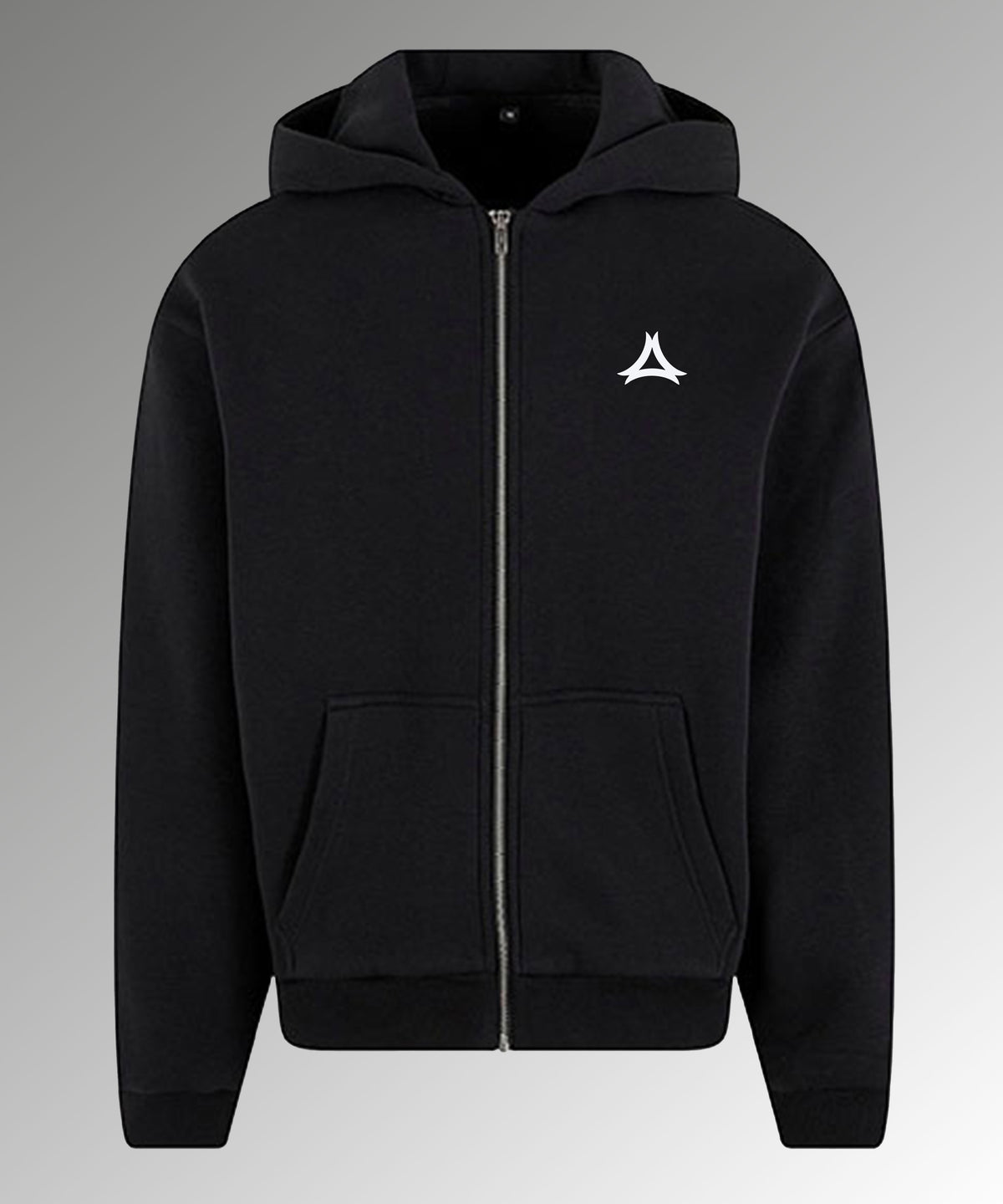 Veste zippé oversize brodé
