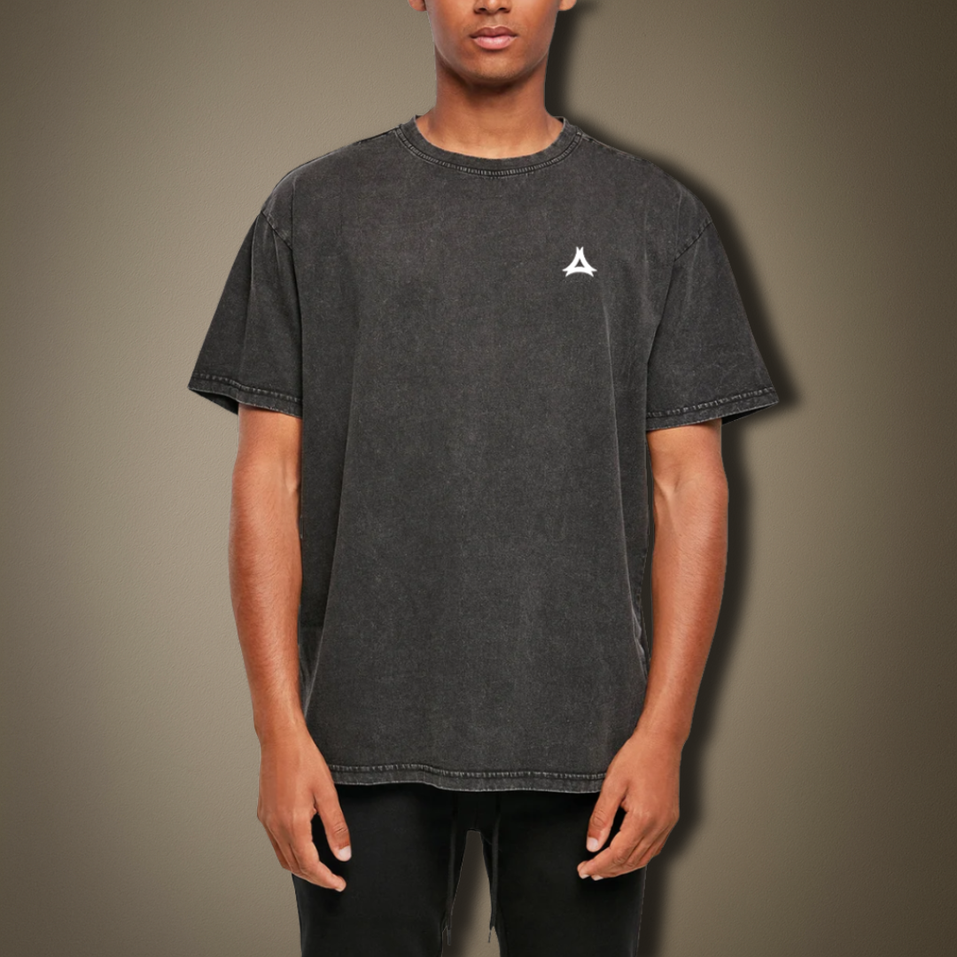 T-shirt oversize à col rond DÉLAVÉ