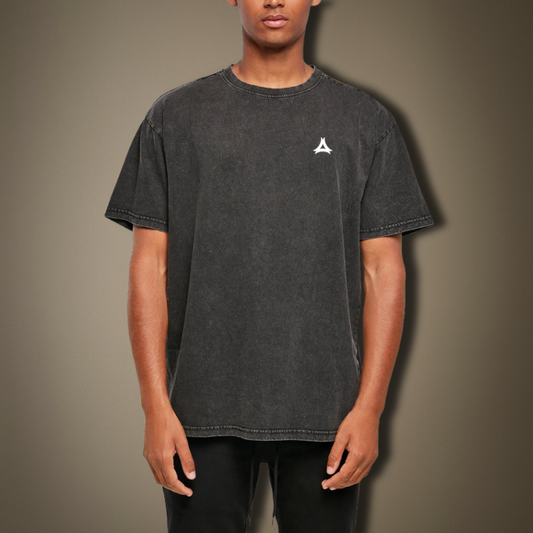 T-shirt oversize à col rond DÉLAVÉ