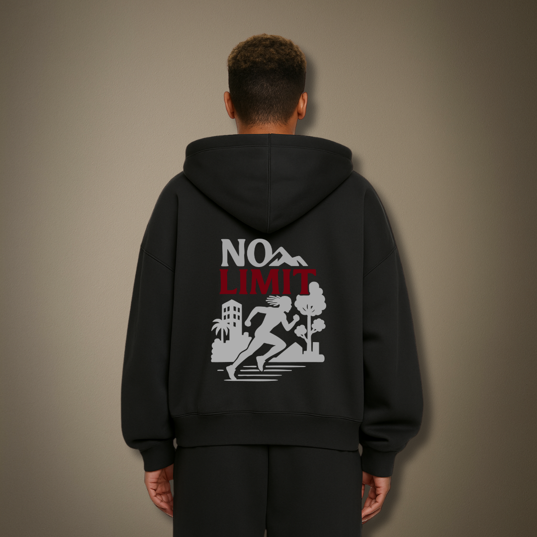 Sweat Zippé Oversize 100 % COTON – ÉDITION LIMITÉE
