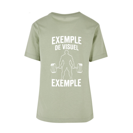Tee-shirt OVERSIZE FEMME PERSONNALISÉ