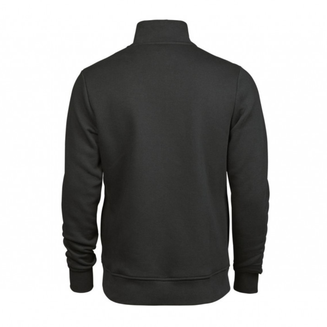 Sweat col zippé lourd