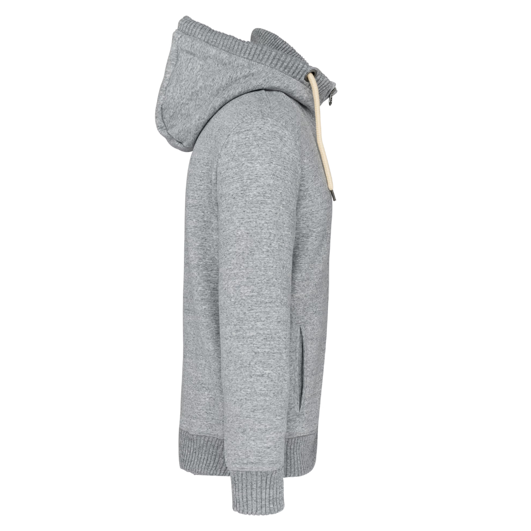 Veste Doublée Sherpa au Look Vintage