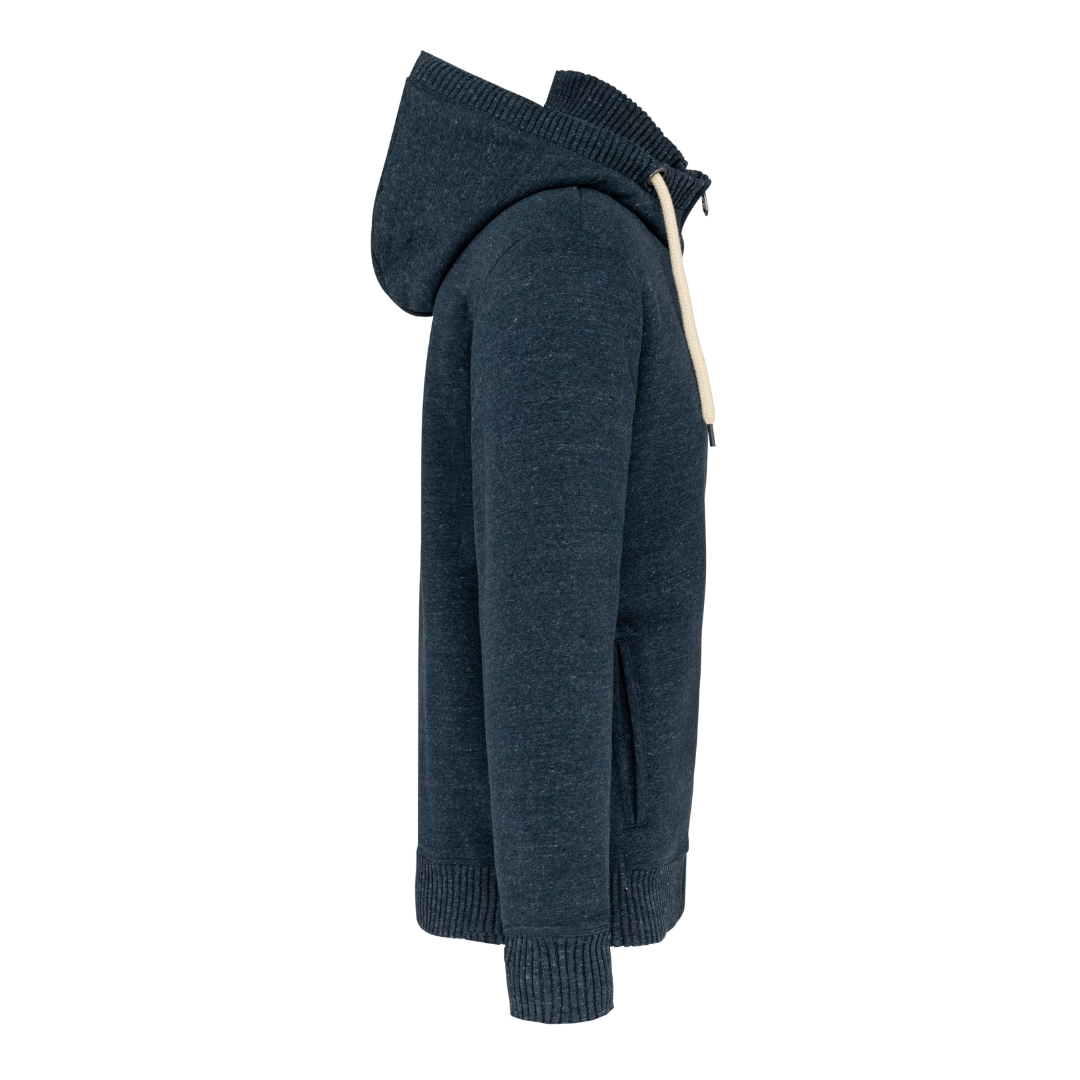 Veste Doublée Sherpa au Look Vintage