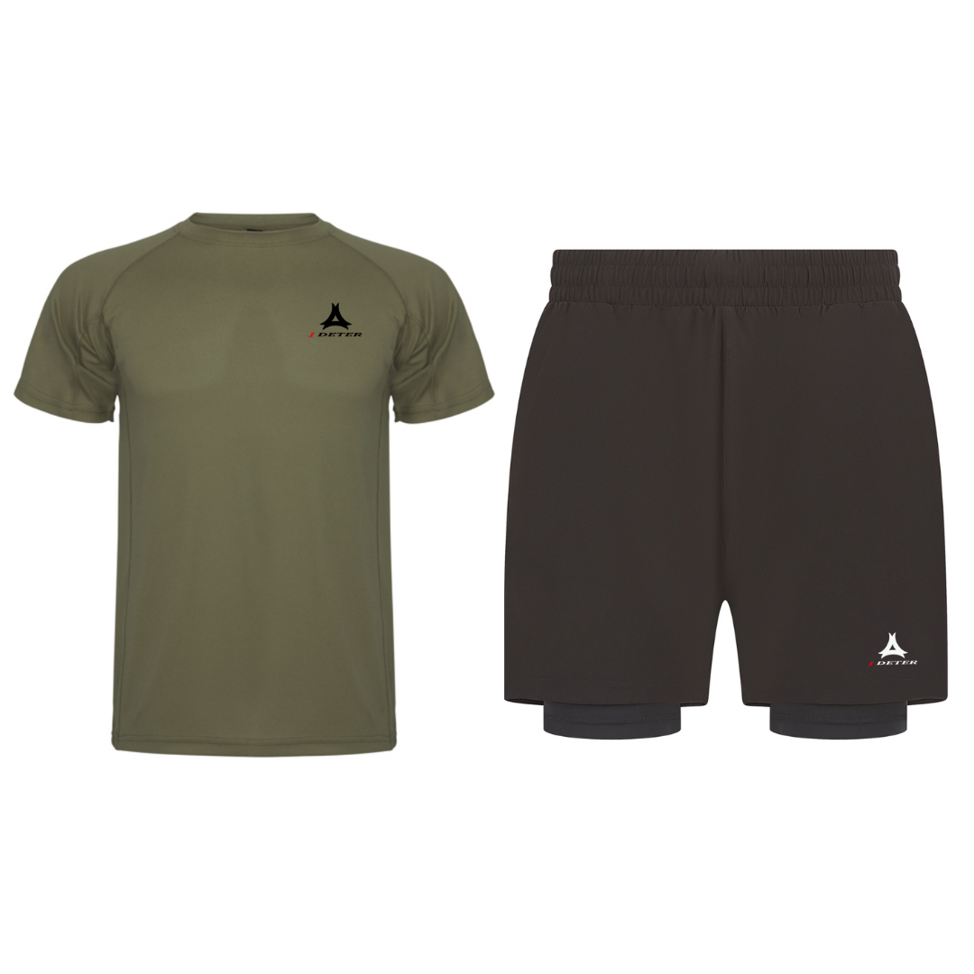 Ensemble short tee-shirt sport