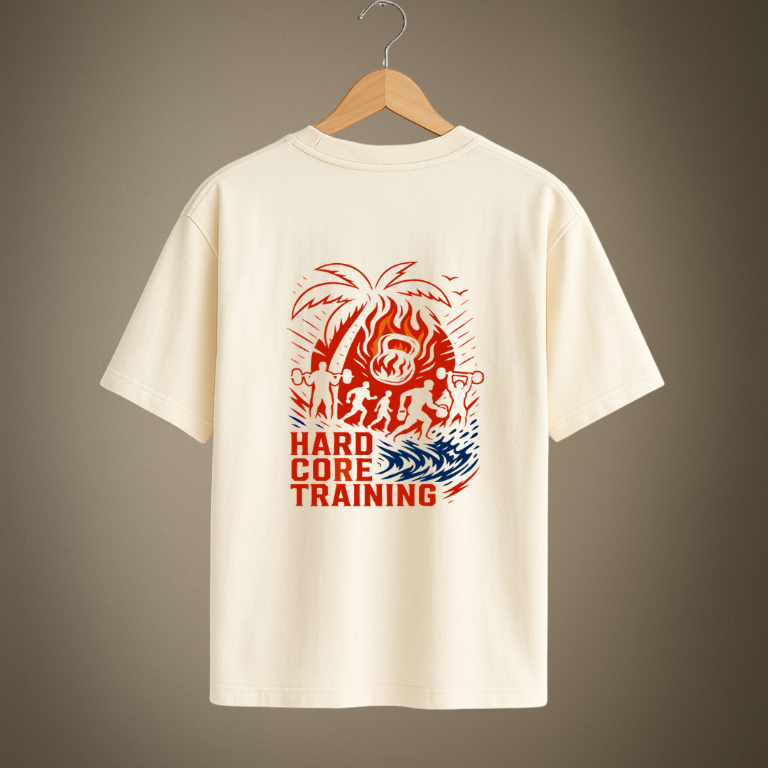 T-shirt Oversize HARD TRAINING FABRIQUÉ EN ITALIE