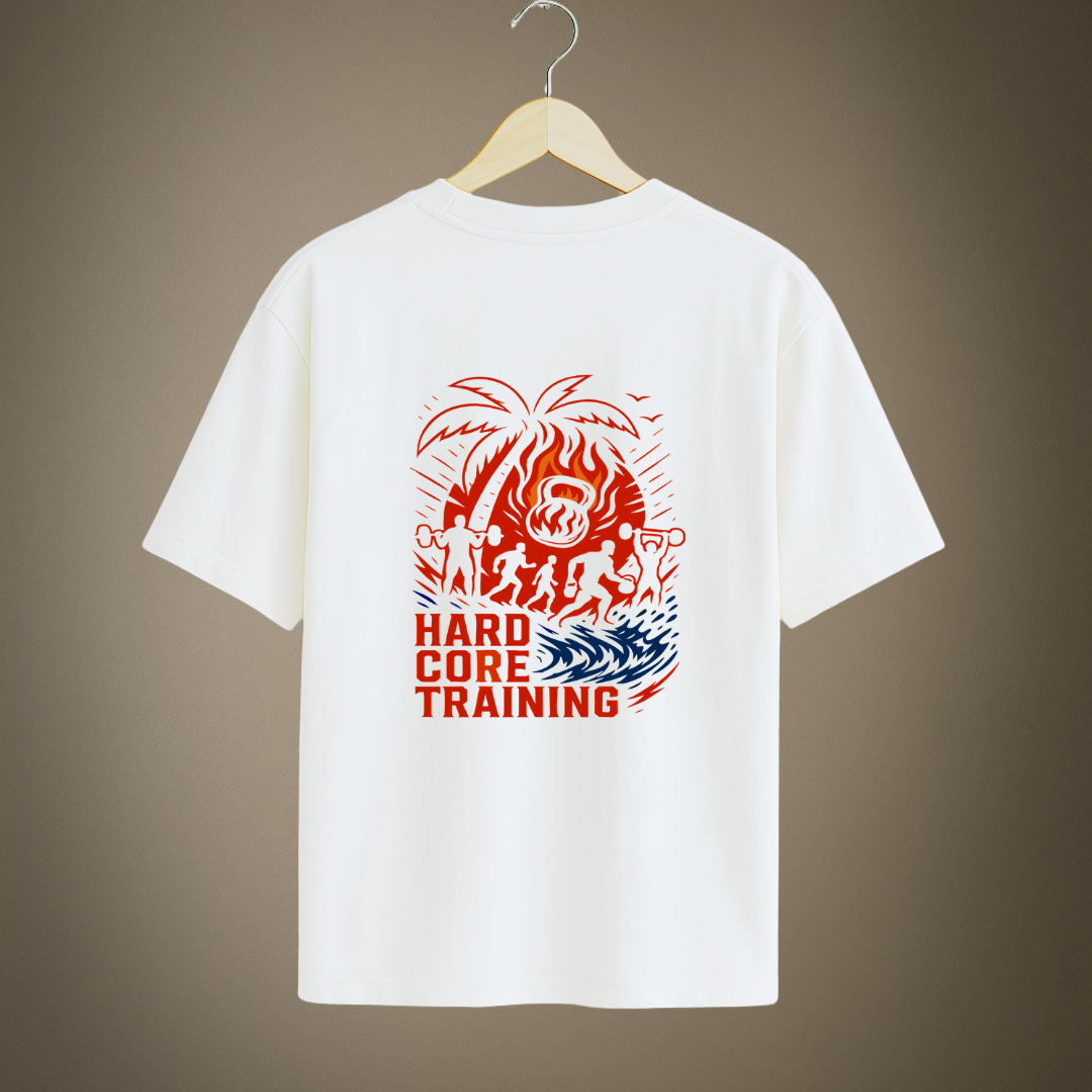 T-shirt Oversize HARD TRAINING FABRIQUÉ EN ITALIE