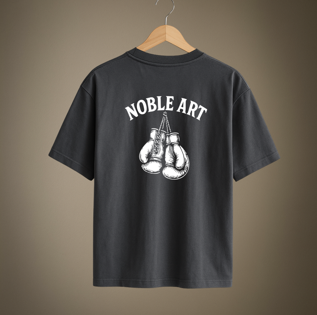 T-shirt Oversize BOXE NOBLE ART FABRIQUÉ EN ITALIE
