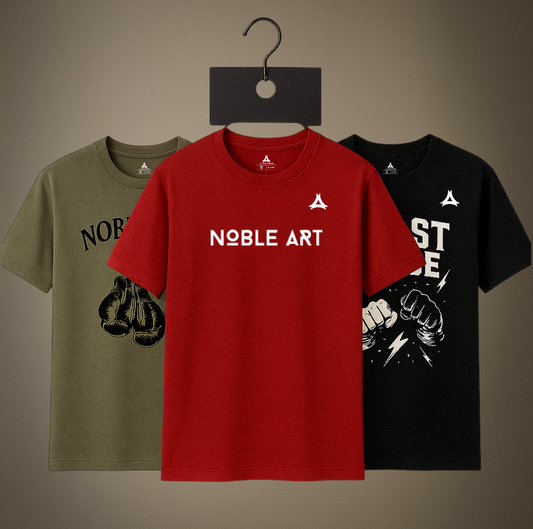 PACK 3 T-shirts NOBLE ART