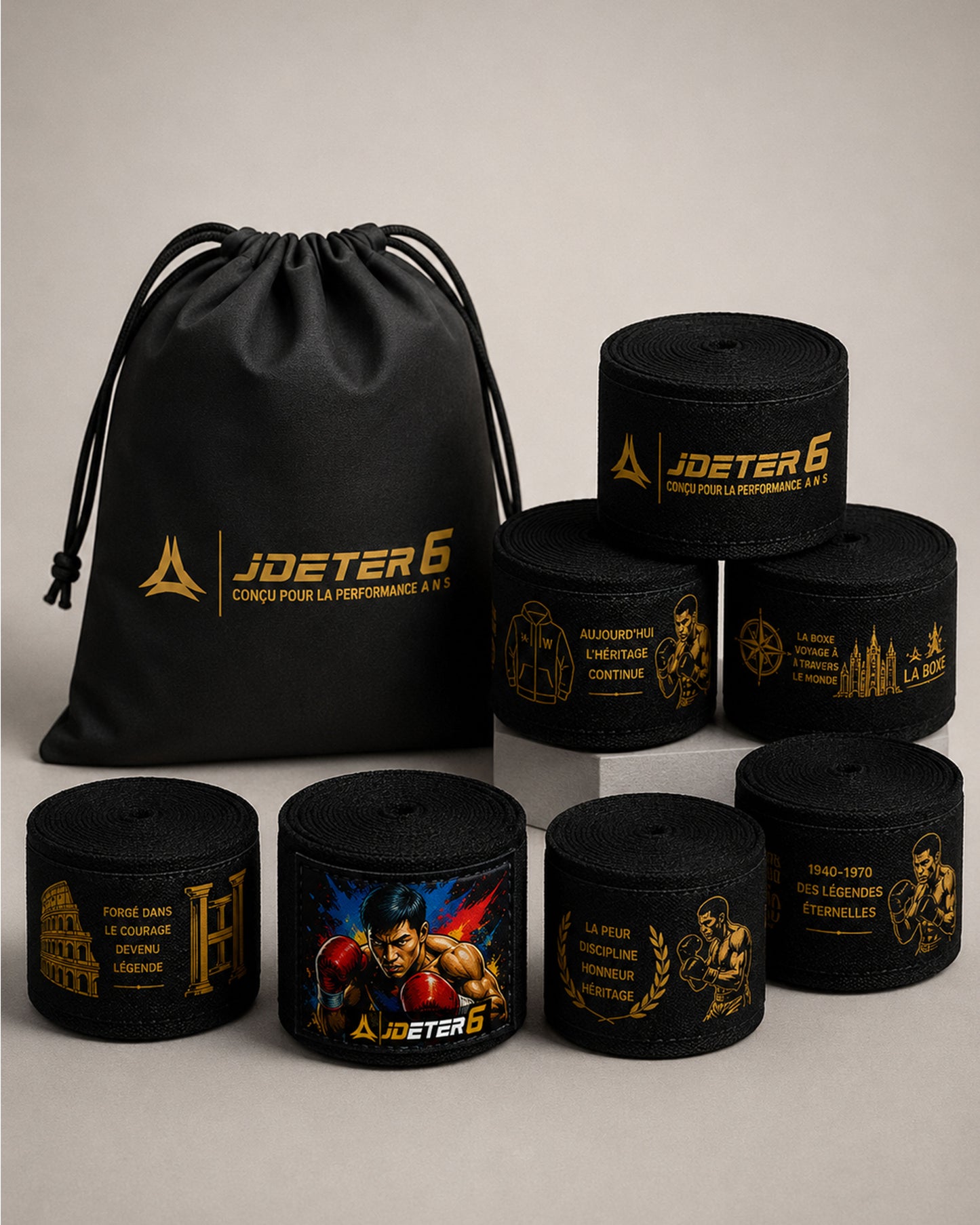 Bandages de Boxe Personnalisés  Édition spéciale 6 ans