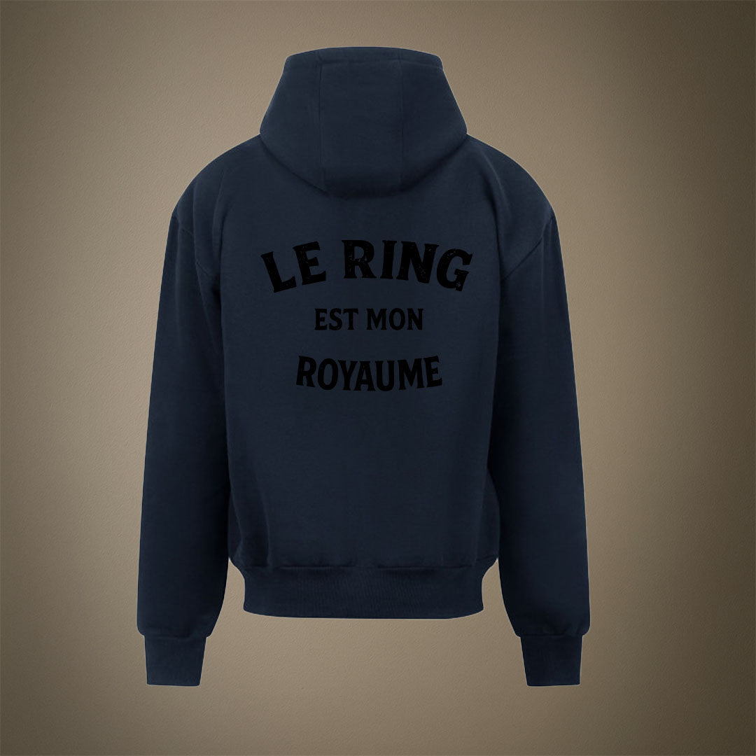 Sweat zippé Le Ring est mon Royaume