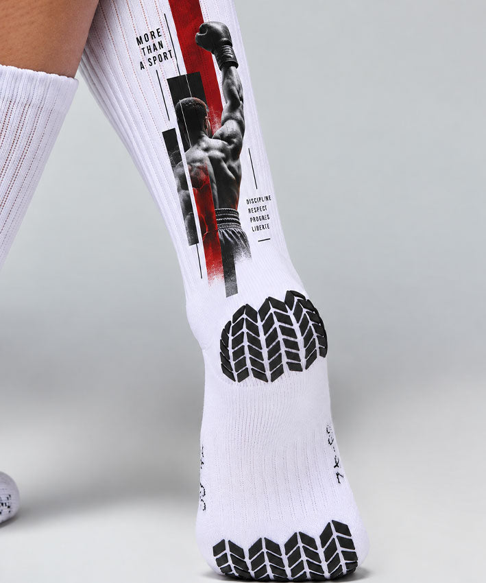 Chaussettes de sport antidérapantes personnalisables