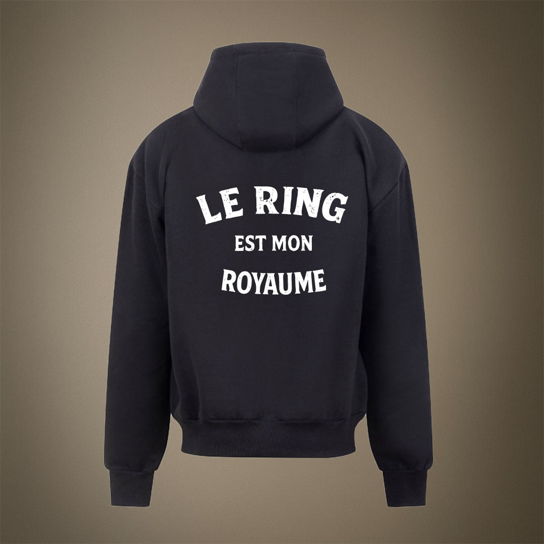 Sweat zippé Le Ring est mon Royaume