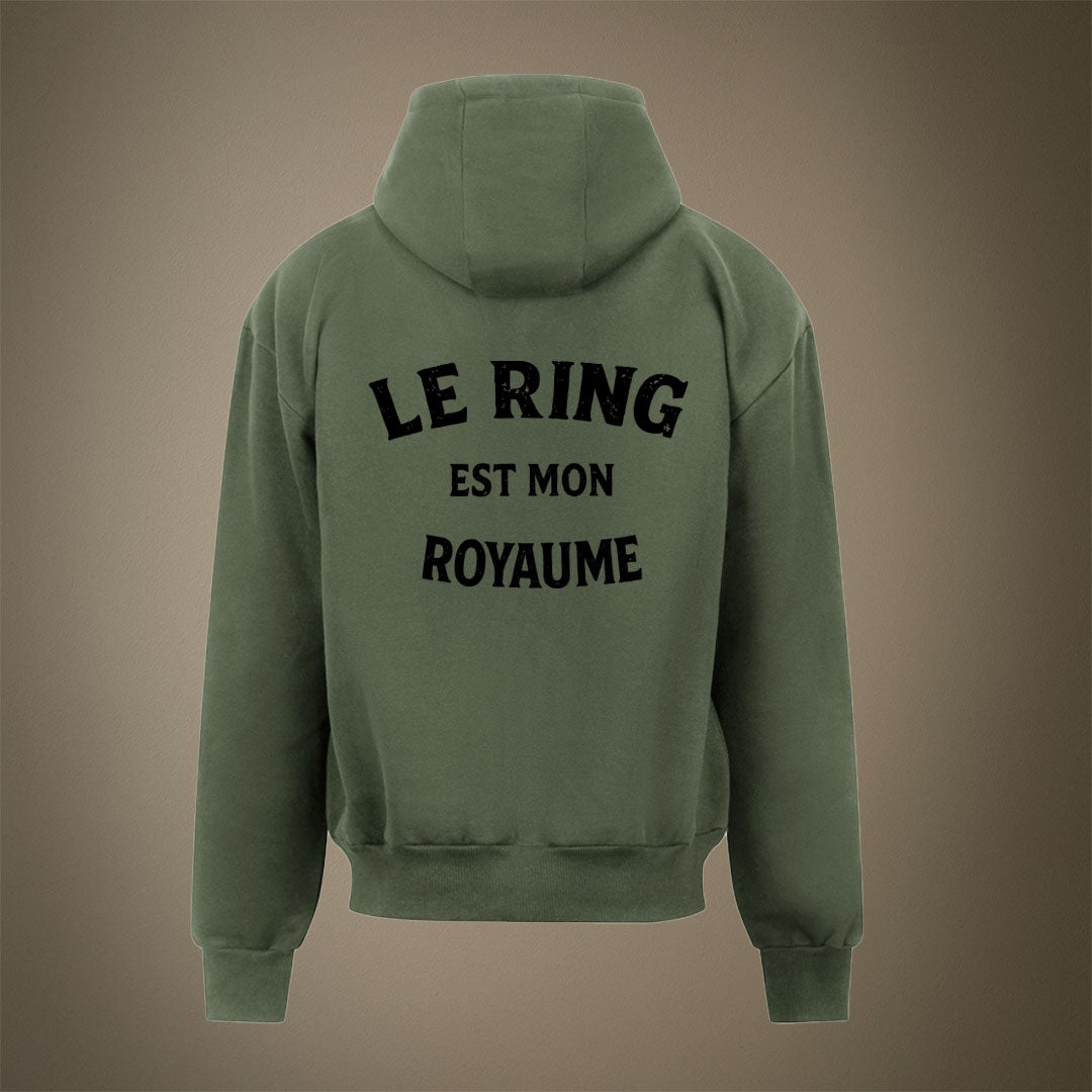 Sweat zippé Le Ring est mon Royaume