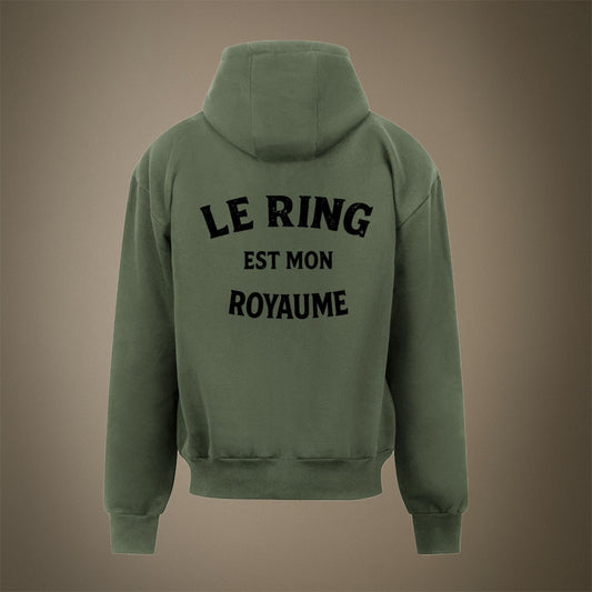 Sweat zippé Le Ring est mon Royaume