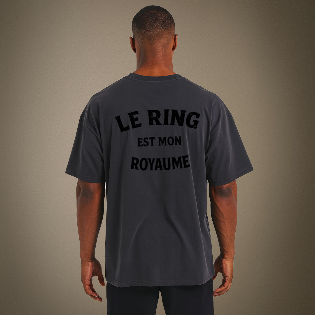 TEE-SHIRT OVERSIZE LOURD  LE RING EST MON ROYAUME