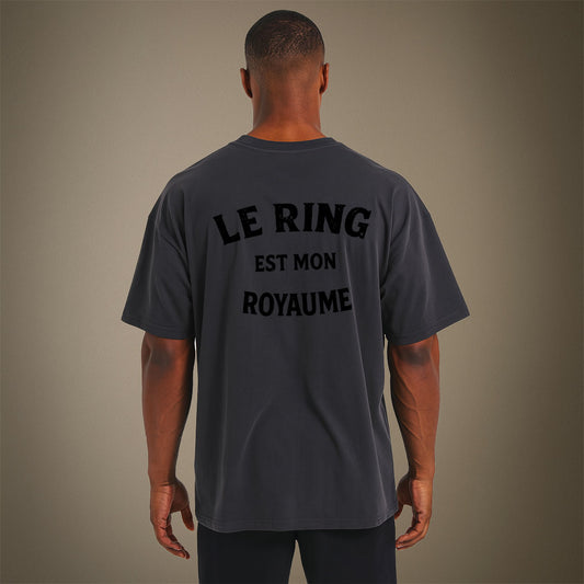 TEE-SHIRT OVERSIZE LOURD  LE RING EST MON ROYAUME
