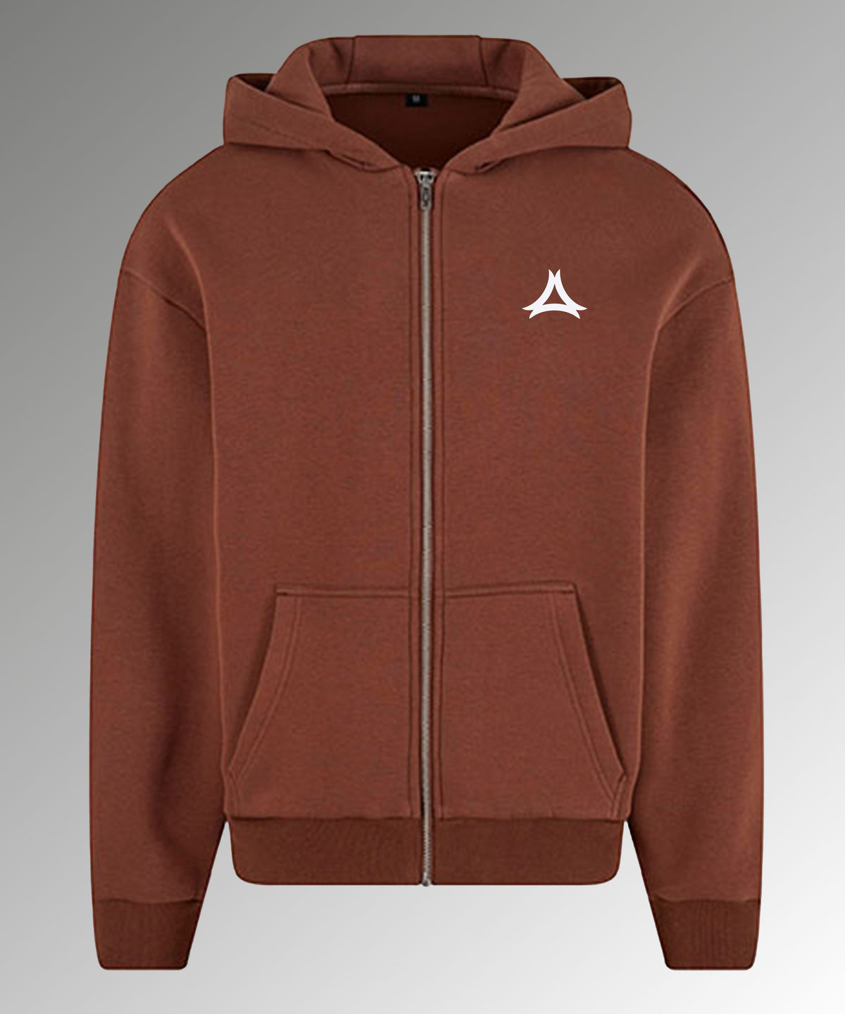 Veste zippé oversize brodé